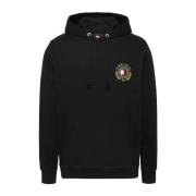 Zwarte Hoodie met Logo Tommy Jeans , Black , Heren