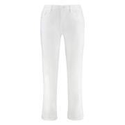 Straight Leg Jeans met Metalen Details 7 For All Mankind , White , Dam...