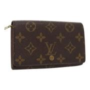 Pre-owned Canvas wallets Louis Vuitton Vintage , Brown , Dames