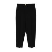 Zwarte Broek voor Vrouwen Elisabetta Franchi , Black , Dames