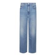 Sneak Jeans om te ontwijken Mother , Blue , Dames