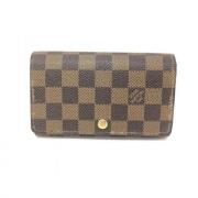 Pre-owned Canvas wallets Louis Vuitton Vintage , Brown , Dames