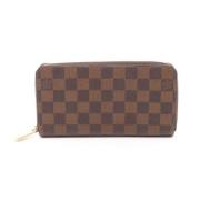 Pre-owned Canvas wallets Louis Vuitton Vintage , Brown , Dames