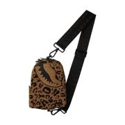 Chenille Cheetah Rugzak Sling Sprayground , Brown , Unisex