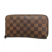 Pre-owned Canvas wallets Louis Vuitton Vintage , Brown , Dames