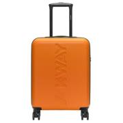 Harde Koffer Cabine Trolley Oranje Spinner K-Way , Orange , Unisex