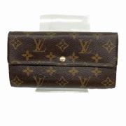 Pre-owned Canvas wallets Louis Vuitton Vintage , Brown , Dames