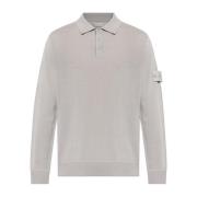 Wollen polo capsule Ghost Stone Island , Gray , Heren