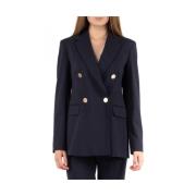 Elegante Studio Jas Max Mara Studio , Blue , Dames