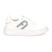 Witte Veterschoenen met Dikke Zool Furla , White , Dames