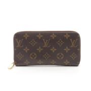 Pre-owned Canvas wallets Louis Vuitton Vintage , Brown , Dames