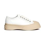 Witte Leren Sneakers Lily Marni , White , Dames