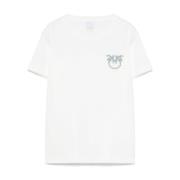 Wit T-shirt en Polo Pinko , White , Dames