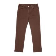 Straight Leg Denim Jeans Cacao Wassing Nine In The Morning , Brown , H...