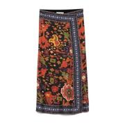 Lange Multicolor Rok met Varper Design Ba&Sh , Multicolor , Dames