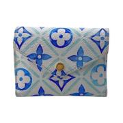 Pre-owned Canvas wallets Louis Vuitton Vintage , Blue , Dames