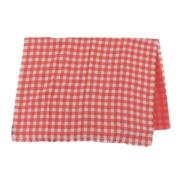 Pre-owned Cotton scarves Louis Vuitton Vintage , Red , Dames