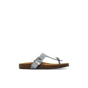 Suede mules Tory Burch , Gray , Dames