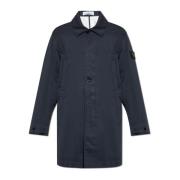 Jas met logo Stone Island , Blue , Heren