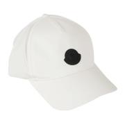 Beige Baseball Cap Hat Moncler , Beige , Heren