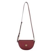 Stijlvolle leren crossbodytas Versace , Red , Dames