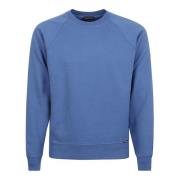 Gebreide Crew Neck Sweaters Tom Ford , Blue , Heren