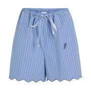 Blauwe Denim Shorts Patou , Blue , Dames