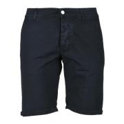 Grijze Bermuda Shorts van Katoenmix Daniele Alessandrini , Blue , Here...