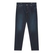 Regular Fit Denim Jeans Brunello Cucinelli , Blue , Heren