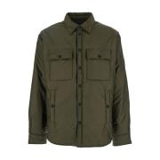 Groene donsjas met logo Dsquared2 , Green , Heren