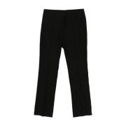 Zwarte Stijlvolle Broek Fendi , Black , Heren