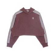 Rode Hoodie Adidas , Brown , Dames