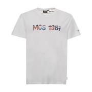 Klassieke Flag Tee voor Mannen MCS , White , Heren