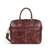 Bruin leren laptoptas Howard London , Brown , Heren