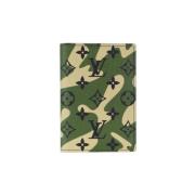 Camo Monogram Portemonnee Murakami Stijl Louis Vuitton , Green , Unise...