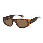 Polycarbonaat Zonnebril Polaroid , Brown , Unisex