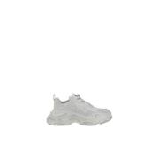 Gestructureerde Platform Geweven Sneakers Balenciaga , White , Heren