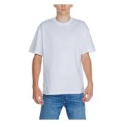 Witte Crew Neck T-shirt Jack & Jones , White , Heren