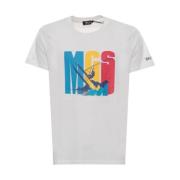 Stijlvolle Windsurfing Grafische Tee MCS , White , Heren