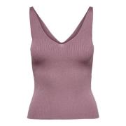 Paarse Mouwloze Top Jacqueline de Yong , Purple , Dames