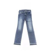 Slimme Raw Hem Jeans met Franjes Jacob Cohën , Blue , Dames