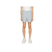 Lichtblauwe Linnen Zomer Shorts Vero Moda , Blue , Dames