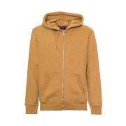 Klassieke Pasvorm Rits Hoodie Effen Kleur Superdry , Yellow , Heren