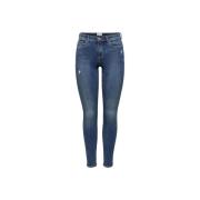 Blauwe Skinny Jeans Collectie voor Vrouwen Only , Blue , Dames