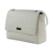 Stijlvolle Gewatteerde Schoudertas Met Studs Cult , White , Dames