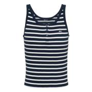 Gestreepte mouwloze knoop-tanktop Tommy Jeans , Multicolor , Dames