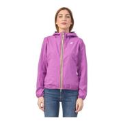 Paarse Korte Jas Lily K-Way , Purple , Dames