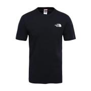 Katoenen T-shirt met ronde hals The North Face , Black , Heren