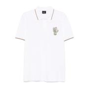 Witte Polo Shirt met Contrasterende Rand PS By Paul Smith , White , He...