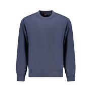 Trui met geborduurd logo Hugo Boss , Blue , Heren